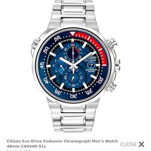 Citizen Men's Endeavor Stainless Steel Eco Drive Watch